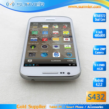 3G WCDMA 850/2100MHz Dual SIM Cards GPS Android Phone (S432)